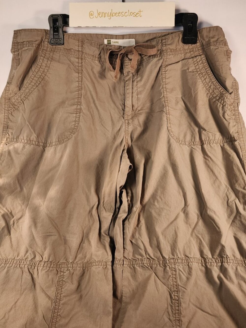 GAP **Vintage** 2008 Surplus Chino Capri with Drawstring leg Size 14